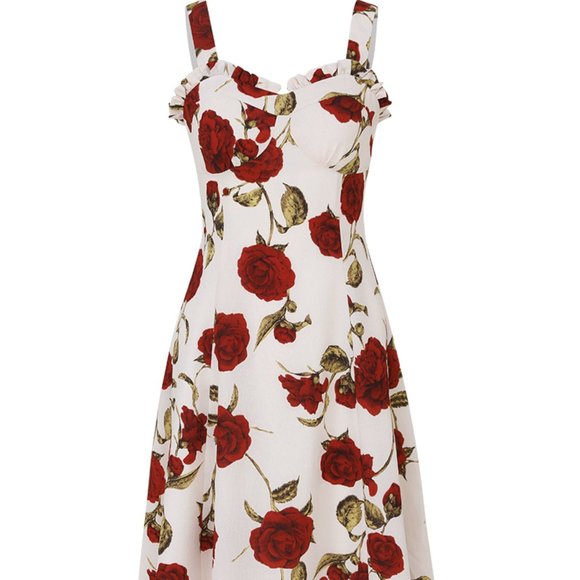 Rose chanson dress